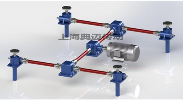  四臺聯動絲桿升降機平臺 絲杠升降平臺