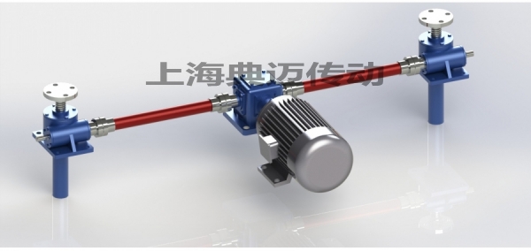 兩臺聯(lián)動絲桿升降機平臺 絲杠升降平臺